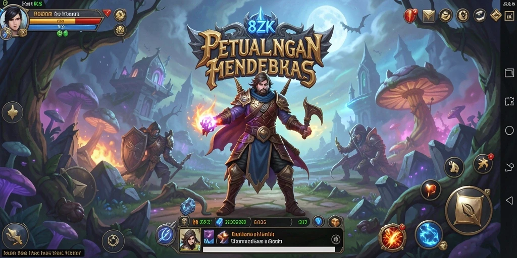 Tampilan menarik dari gameplay RPG yang memukau.