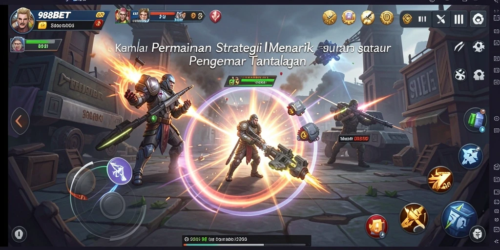 Screenshot gameplay 988BET menampilkan momen strategi yang menegangkan.
