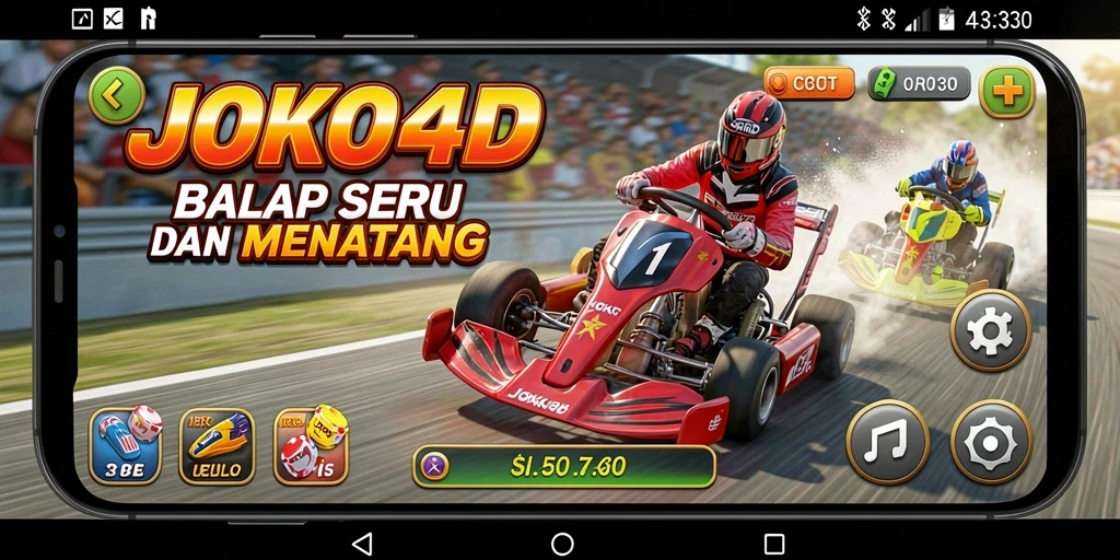 Gameplay balap yang seru dan mendebarkan di JOKO4D.
