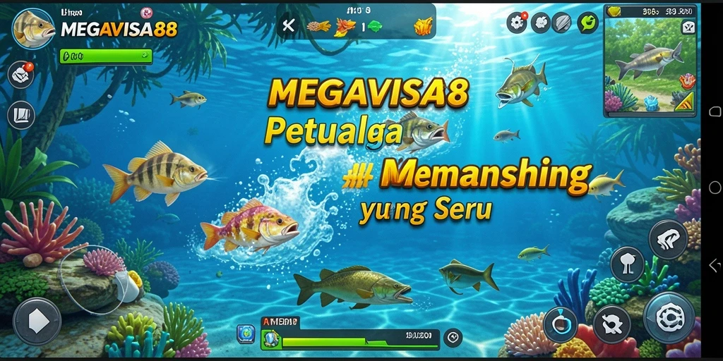 Tampilan aksi memancing yang mendebarkan di MEGAVISA88.
