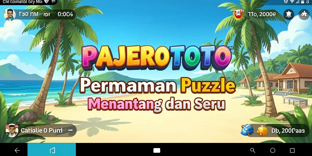 Screenshot gameplay PAJEROTOTO dengan tantangan Puzzle yang seru.