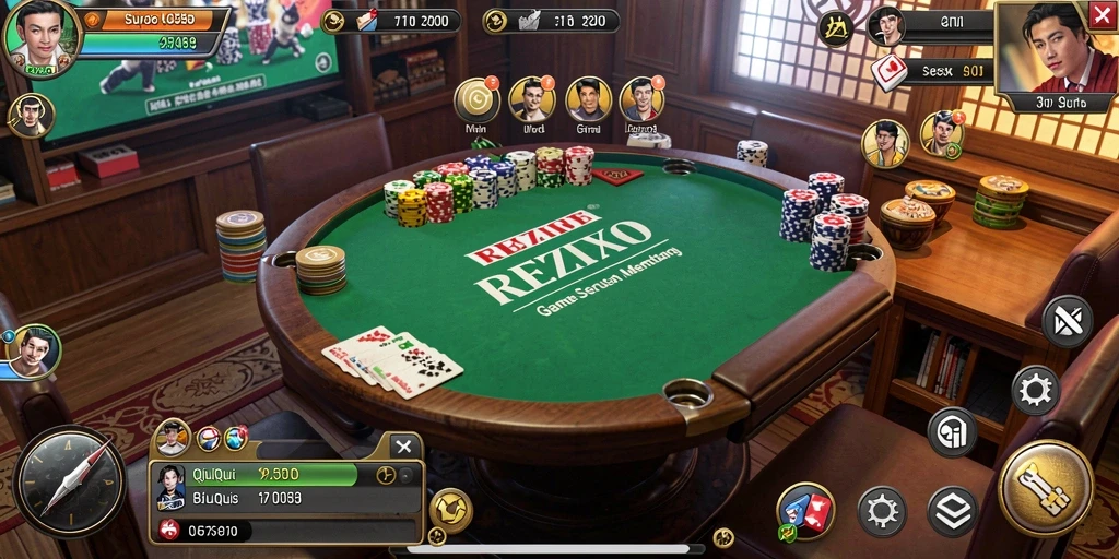 Tampilan gameplay QiuQiu yang menarik dan menantang.