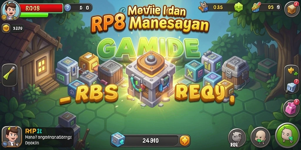 Tangkapan layar gameplay RP8 menunjukkan keindahan desain dan mekanisme permainan yang menarik.