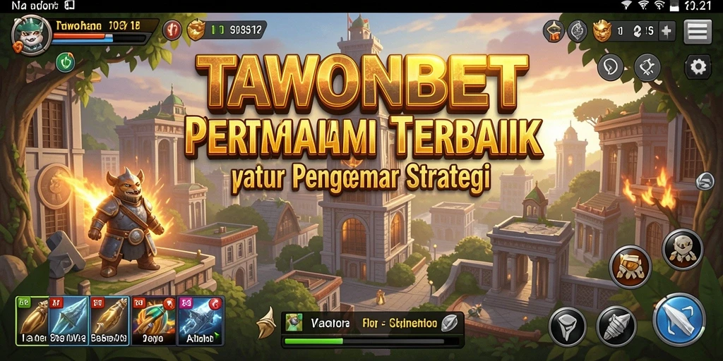 Tampilan menyenangkan dan mendebarkan saat bermain TAWONBET.