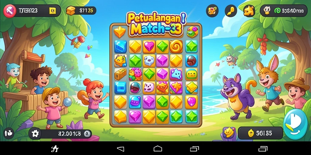 Tampilan menarik dari gameplay TGER123 yang penuh warna dan tantangan.
