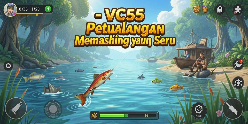 Tangkapan ikan yang realistis dan grafis memukau di VC55.