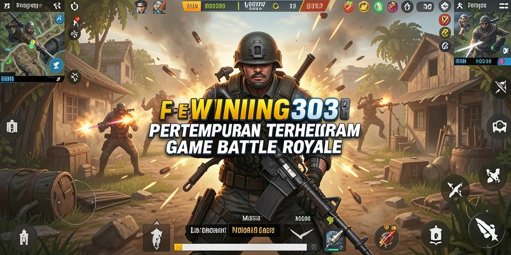 Gameplay menegangkan di medan perang WINNING303 dengan pemain bertarung untuk bertahan hidup.