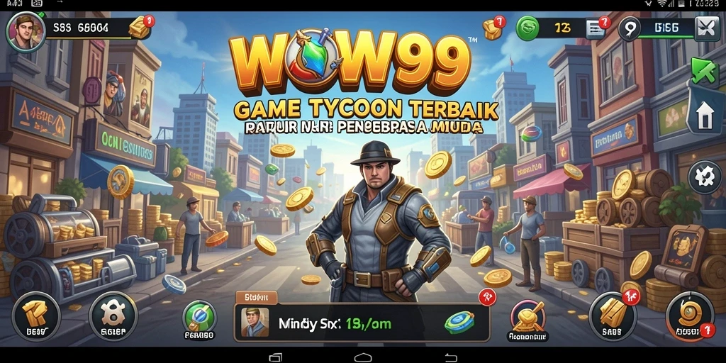 Tampilan gameplay WOW99 dengan strategi bisnis yang menarik.