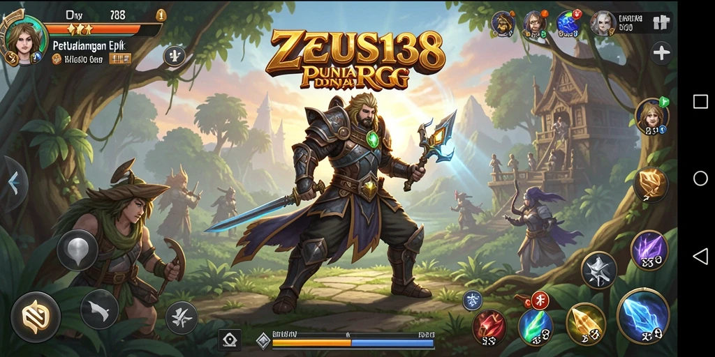 Tampilan gameplay <strong>ZEUS138</strong> yang menegangkan dan menawan di dunia RPG.